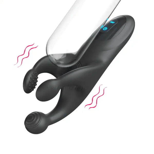 Zircon - Manual Pleasure Stroker with Flapping & Vibrations