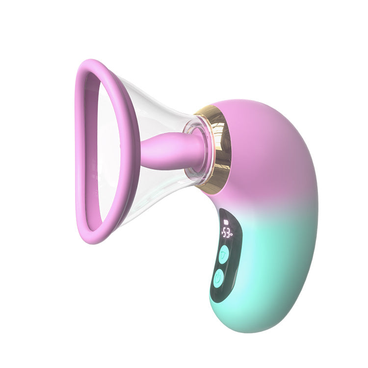 5-in-1  Vibrator with Sucking, Licking, and LCD Control