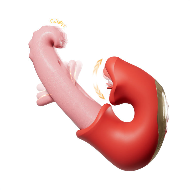 Clitoral Flapping Vibrator – Waterproof with Licking & Teasing Modes