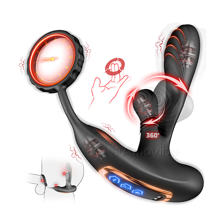 Prostate Stimulator with Rotating Function and Triple Vibration