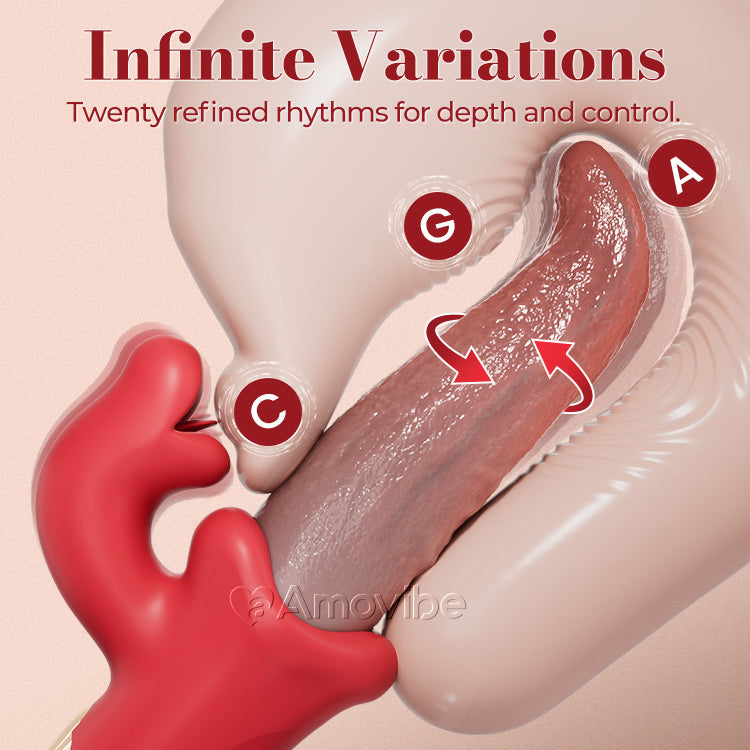 Oscillating Tongue Vibrator –  Teasing & Wiggling Stimulation