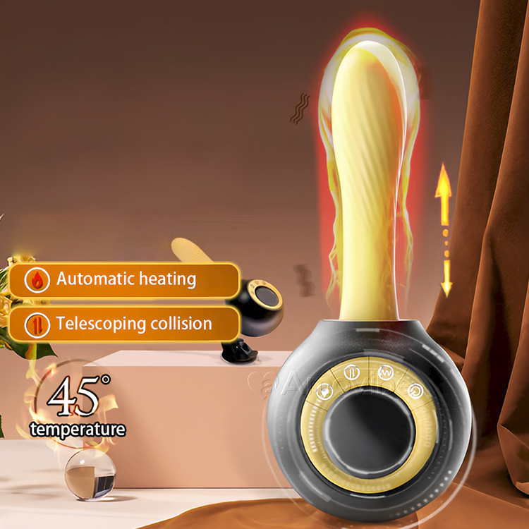 Thrusting & Vibrating Sex Machine with Warming Function & Remote Control