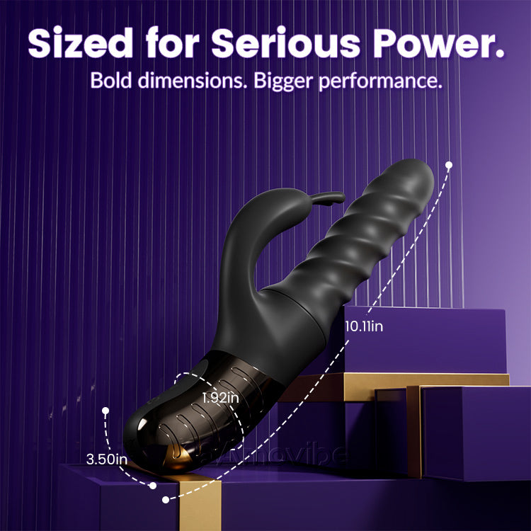 360° Thrusting & Rotating Massager for G-Spot and Clitoral Pleasure