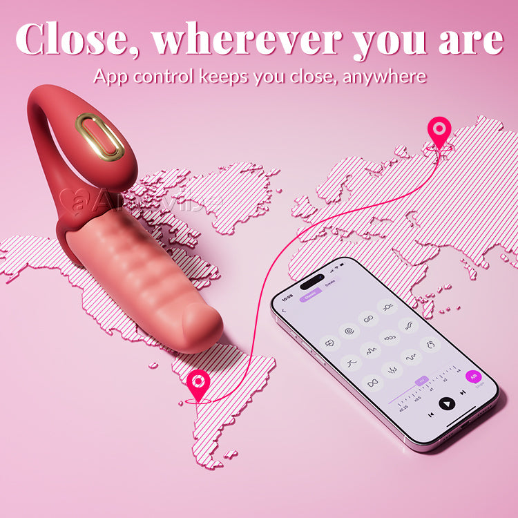 App-Controlled G-Spot Vibrator: Pulsating C-Spot, Silent