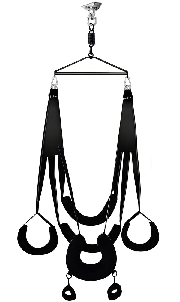 Ultimate Comfort Sex Swing – 360° Rotation & Secure Ceiling Mount