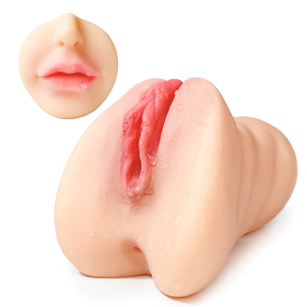 Realistic Male Stroker with Lifelike Lips – 3-in-1 Multi-Function Pleasure