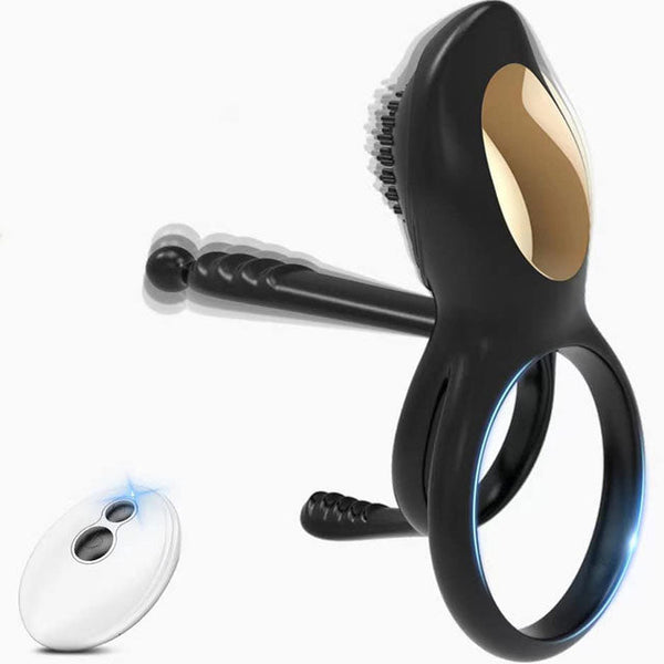 Alaric - Dual-Feature Cock Ring with Clitoral Vibrator