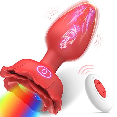 AllureAura - Illuminated Butt Plug with Vibratory Settings