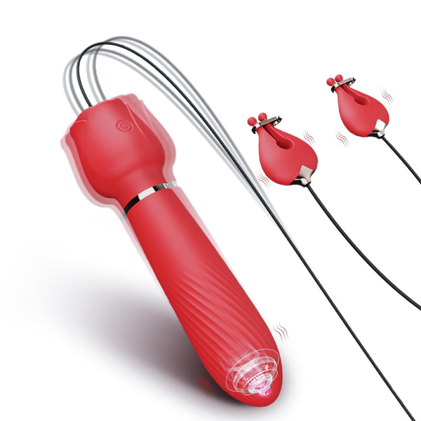 Aurora - Rose-Inspired Clitoral Vibrator with Modes