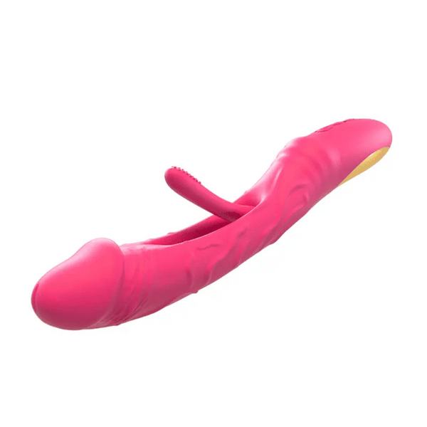 LureLink - Dildo Vibrator with Clitoral Stimulation & Flapping